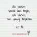 Bir Hatırlatma